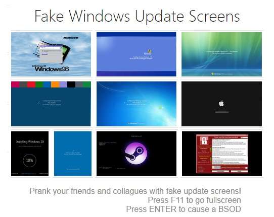 Fake Windows Update