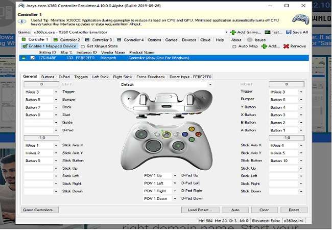 Xbox 360 Controller Emulator