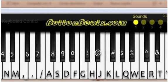 ButtonBeats Virtual Piano