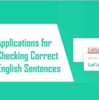 Checking Correct English Sentences
