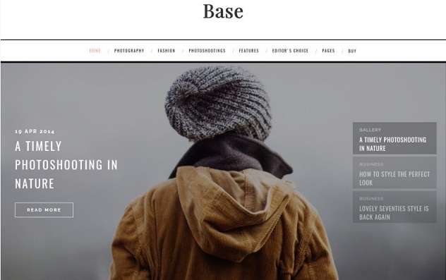 Base Blogger template