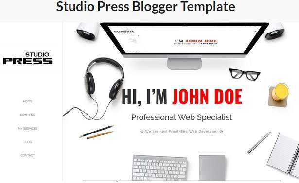 StudioPress Blogger template