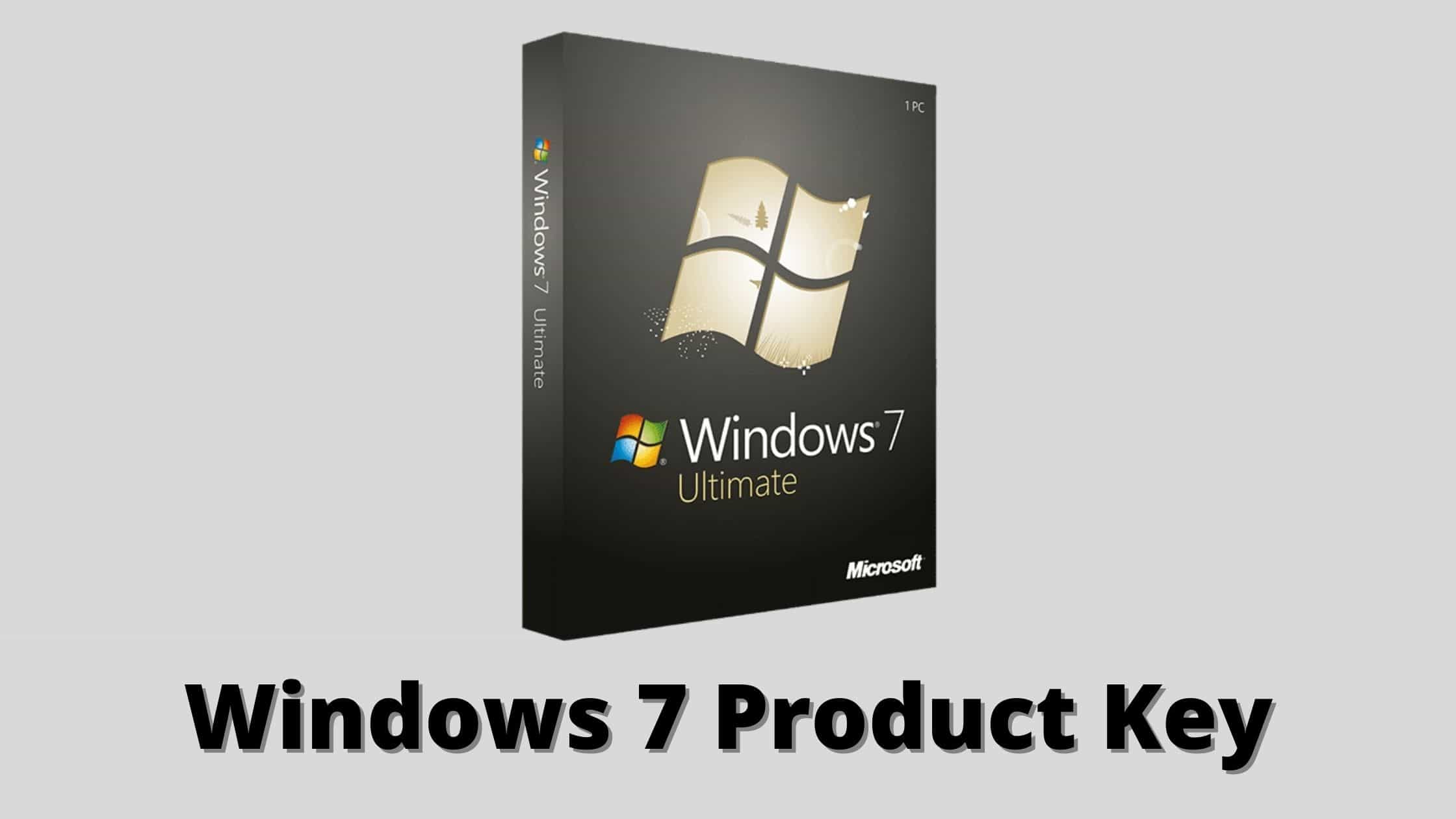 Free Windows 7 Product Key For Windows 7 32Bit & 64 Bit- Best In 2023 -  Gizmo Concept
