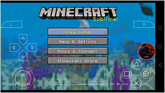 Minecraft PSP Edition