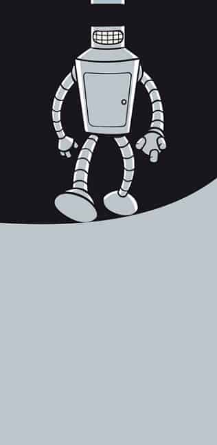 Just the right Wallpaper for Bender Dynamic Island