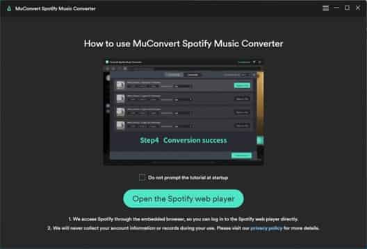 Download and install MuConvert Spotify Music Converter