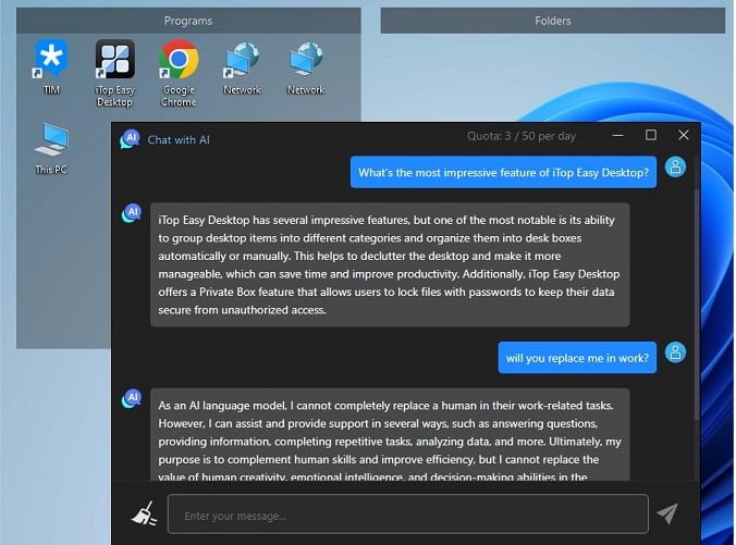 Main Features of iTop Easy Desktop